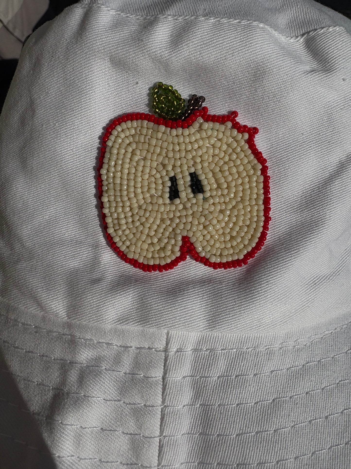 Apple Beaded Hat