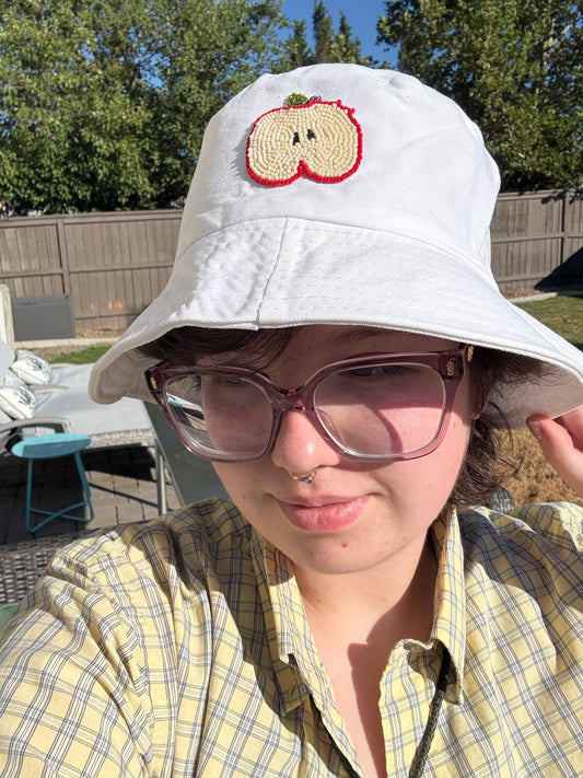 Apple Beaded Hat
